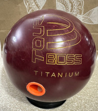 Columbia 300 Tour Boss Titannuim Pearlized WINE Ticor Bowling Ball 15.10 lb RARE