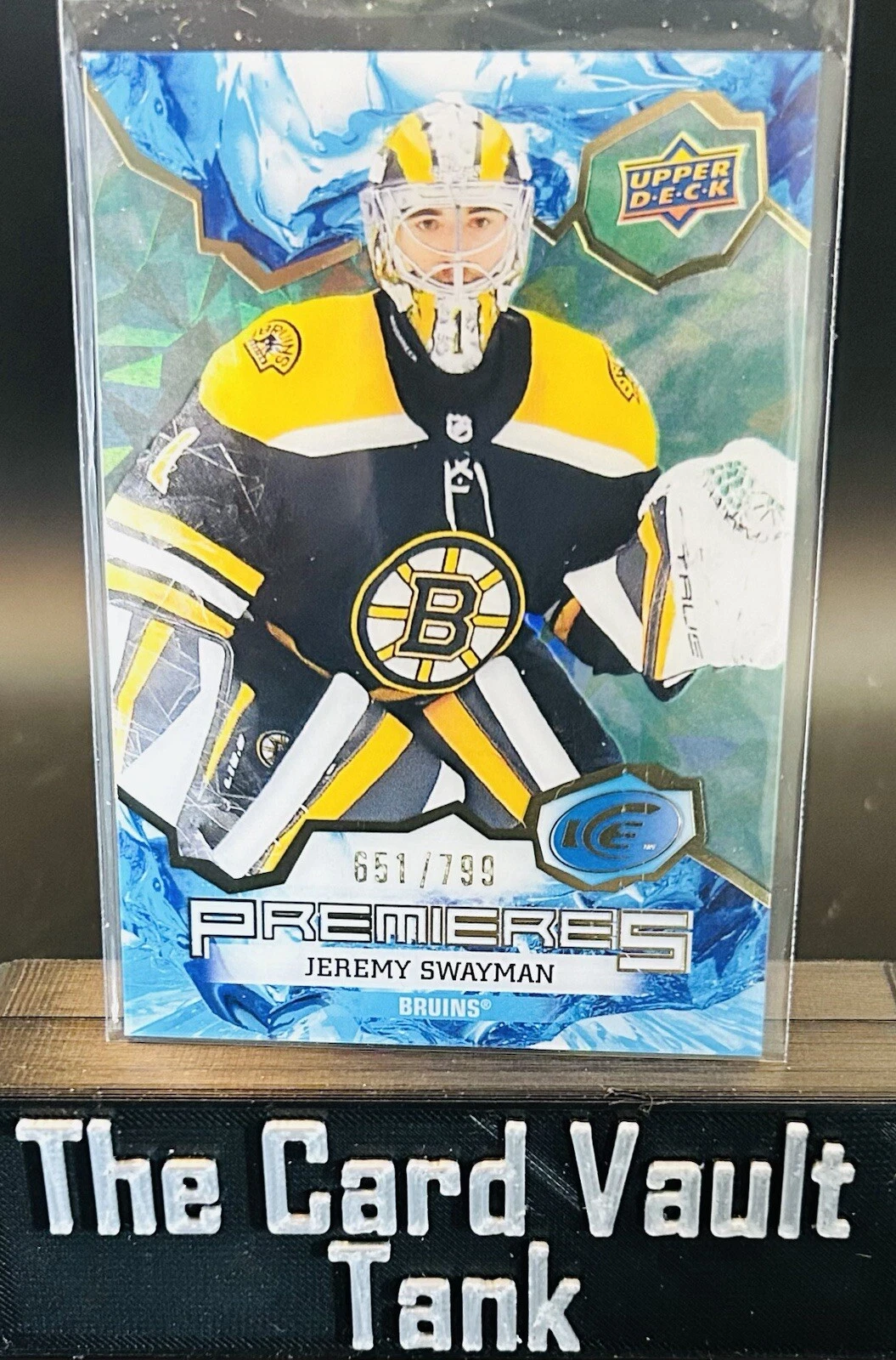2021-22 Upper Deck ICE Ice Premieres Green #232 JEREMY SWAYMAN RC /799