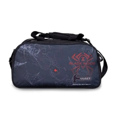 Hammer Black Widow 2 Ball Tote Bowling Bag With Shoe Pouch