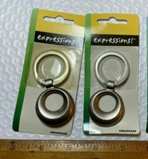 2 Hillman Expressions Fashion Key Chain Circle Door Knocker 710797 Keychains