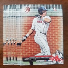 (50) 2017 Bowman Draft 1st Bowman #BD31 Brett Netzer Lot - Boston Red Sox