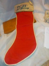 Vintage Christmas Stocking 21 inches in length