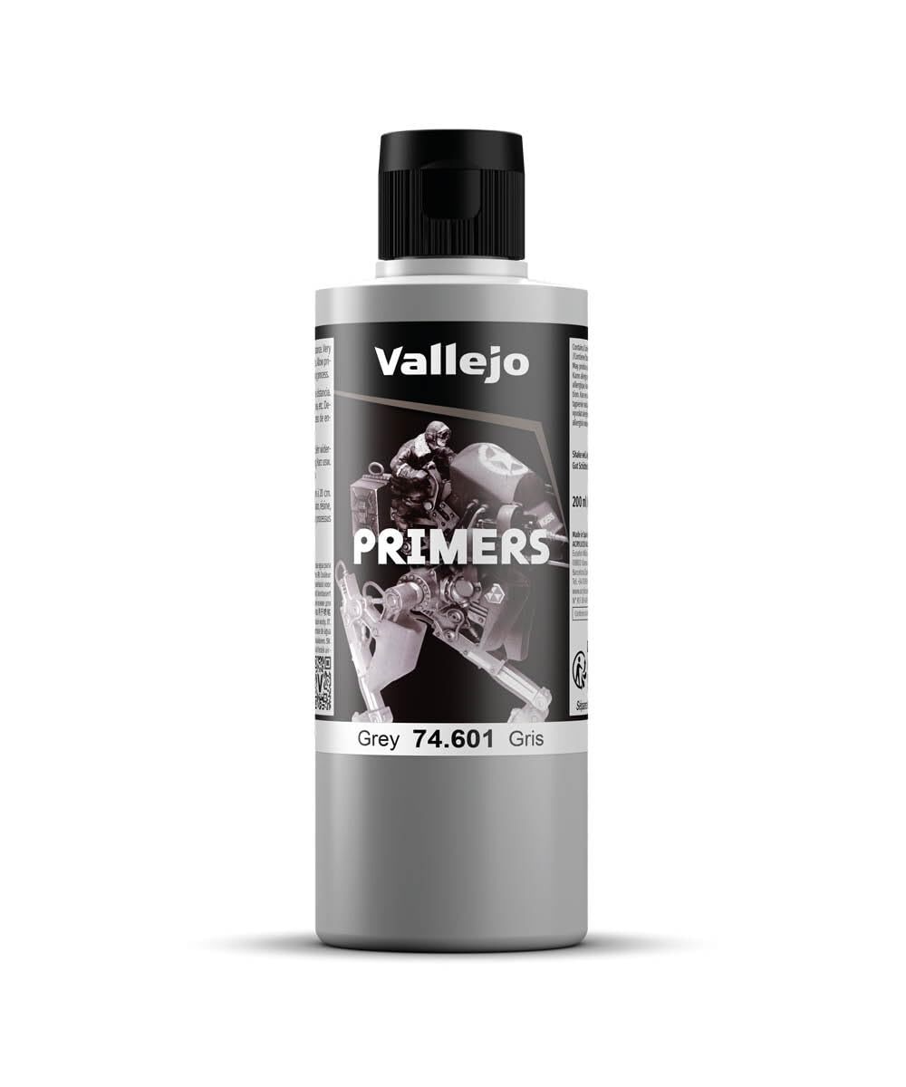 Vallejo Grey Primer Acrylic Polyurethane 200ml eBay