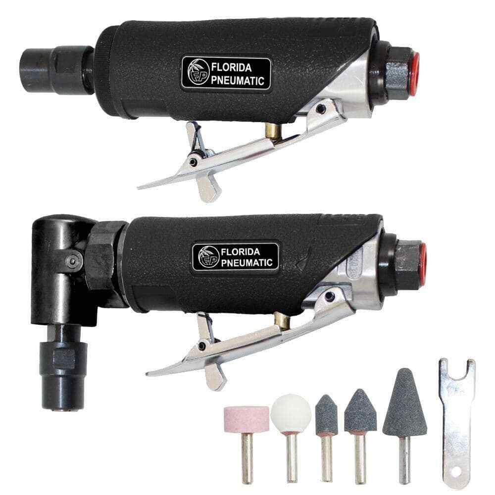 Florida Pneumatic 1/4 inches Die Grinder Combo Kit Both tools have 25000 RPM