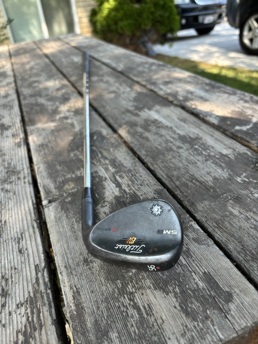Titleist - タイトリスト　VOKEYDESIGN SM6 SGRIND 56/10 Titleist Vokey SM6 Black Wedge 56-10* S Grind Wedge Flex