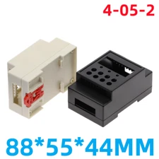 88x55x44mm DIN 35-Rail PLC Project Case Mounting Instrument Housing Junction Box