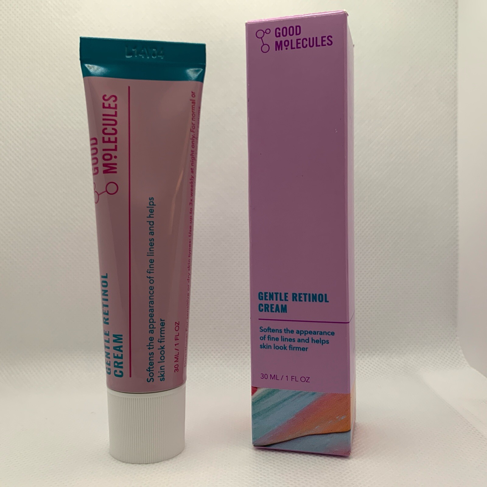 Gentle Retinol Cream 1oz by Good Molecules Fresh Sealed