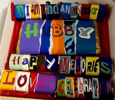 Diamond Anniversary, Chocolate Gift Box hamper. Choice Of Branded Flavours.