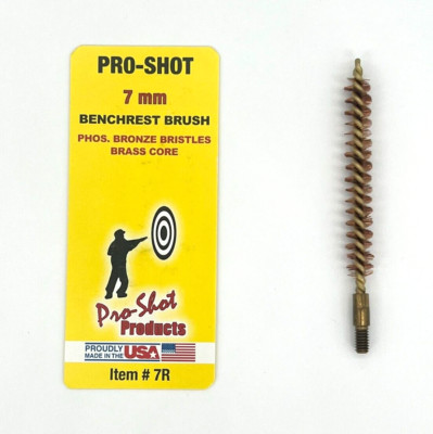 Pro-Shot Benchrest Brush & Spear Tip Jag Set For 7mm Rifle