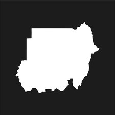 Sudan Country outline Vinyl Decal Laptop Car SU Window Sticker