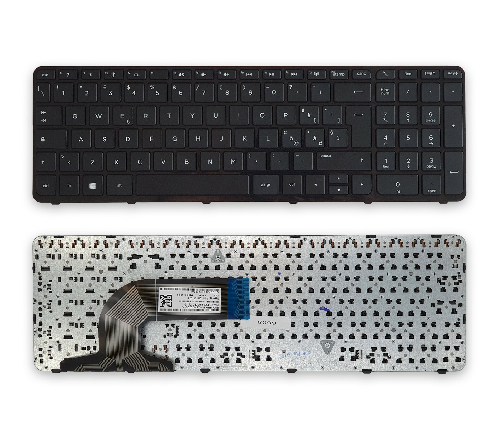 Tastiera Italiana Compatibile HP 250 G8 E 470 G7 - Layout QWERTY - Foto 2