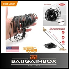 50 Pcs Rubber Tape Recorder Belt Cassette Player Drive Belts Replacement