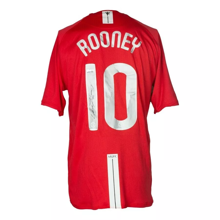 Wayne rooney sales signed jersey