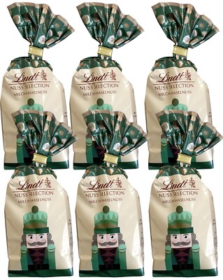 6x 100g Lindt  Nuss Selection Milch Haselnuss kurzes  MHD: 03/2026