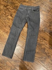 Denizen Boys Size 16 Reg Jeans By Levi's Denim Gray 30x29 216 Skinny Fit 1136