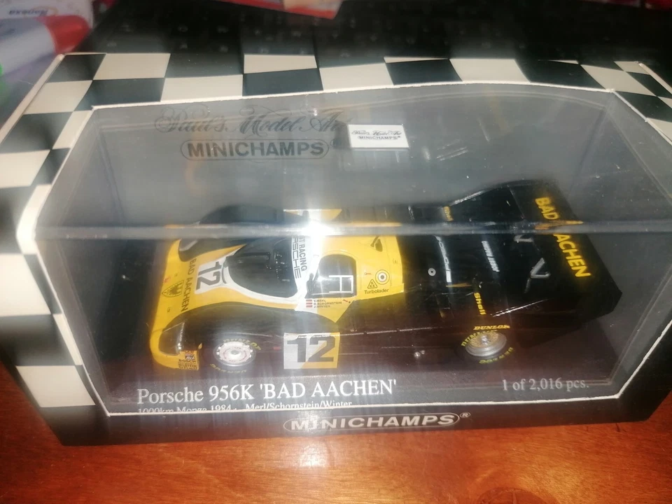 Minichamps 1/43 Porsche 956K #12 1000 km Monza 1984 430 846612 - Immagine 2 di 3