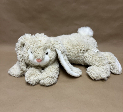 T.L. Toys HK LTD. Shaggy Bunny Plush Long Body Stuffed Animal Beige 28'' Long