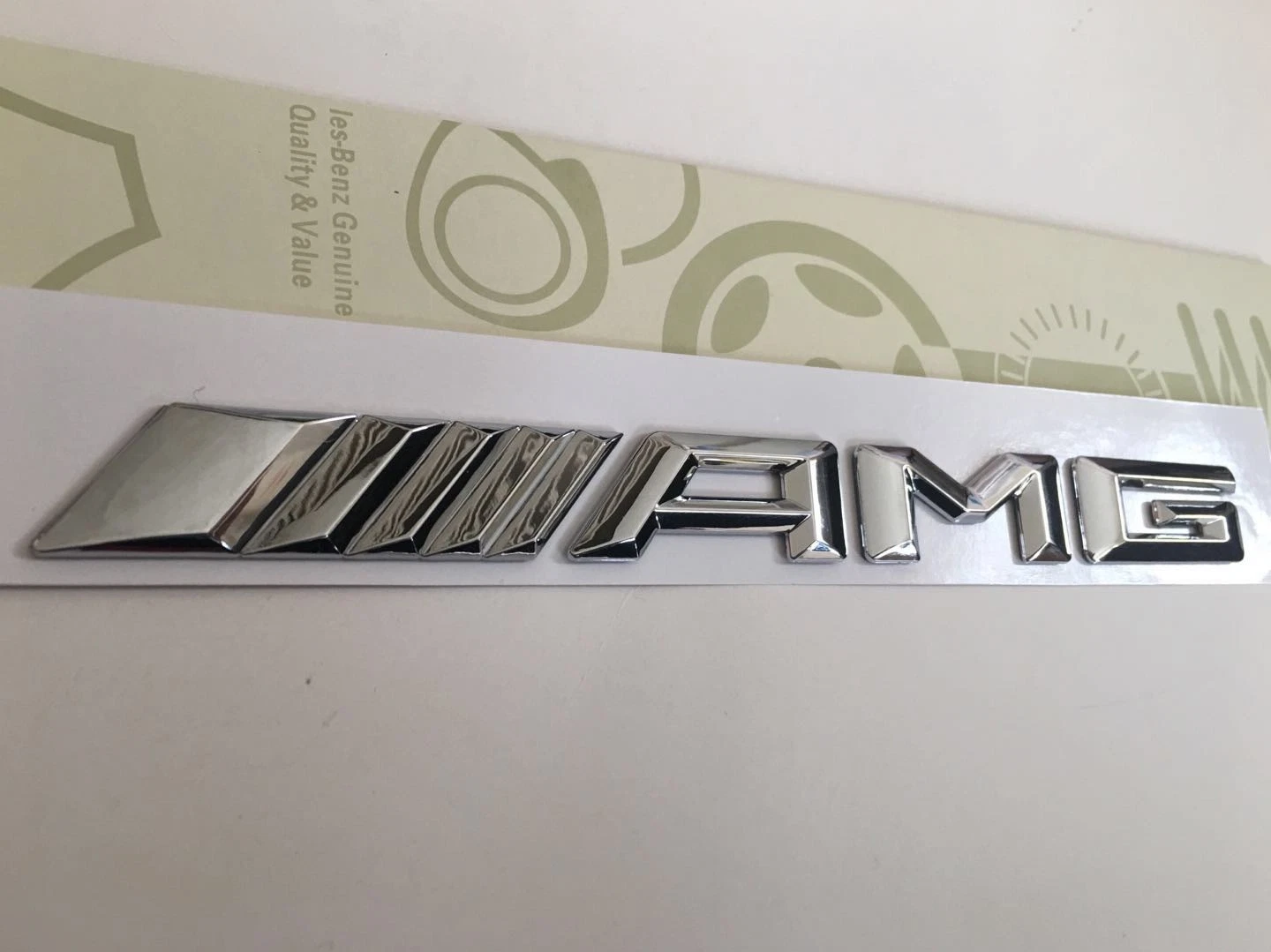 NEW STYLE 3D AMG badge EMBLEM logo decal for MERCEDES BENZ C CLK SLK SL E CLASS
