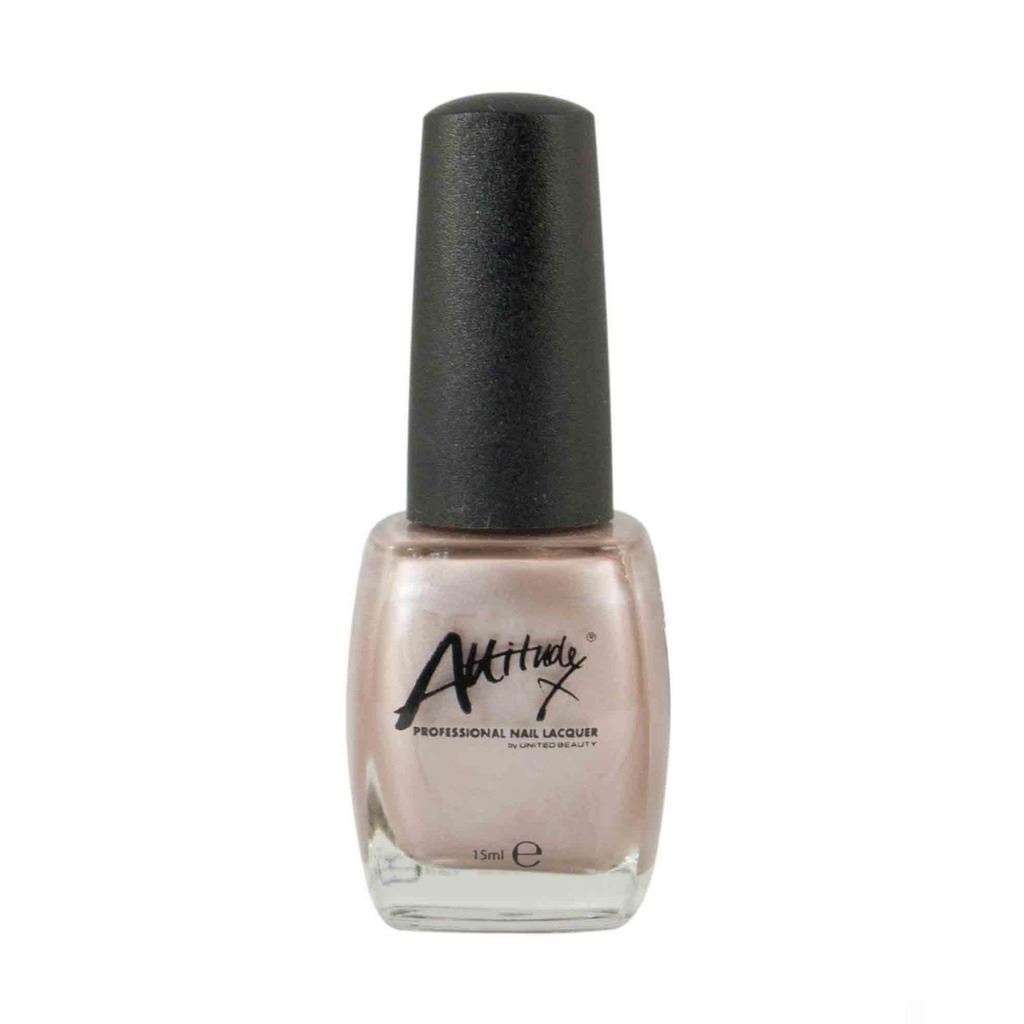 Attitude Professional Camisole Silk Beige Nude Shimmer Nail Varnish Polish 15ml