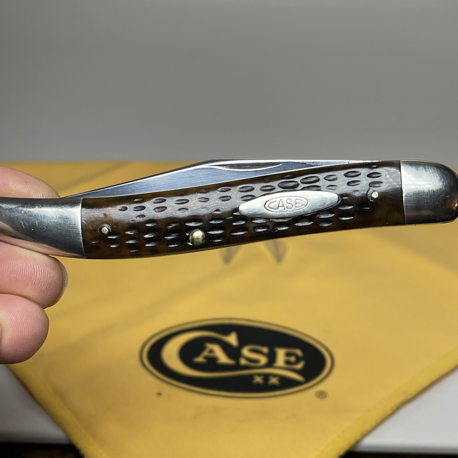 Vintage Case Tested Green bone Toothpick Knife 19201940 Very Nice