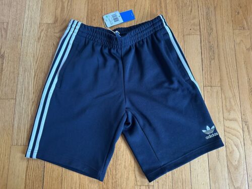 Adidas Originals Superstar SST Kleeblatt marineblau & weiß 9 Zoll Shorts - Herren klein - Bild 1 von 6