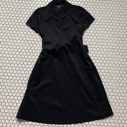BCBG Paris Womens Black Short Sleeve A 