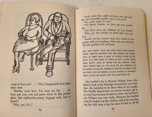 Harriet The Spy - 1964 Juvenile Literature HCDJ BCE Book by Louise Fitzhugh VGC! - Picture 11 of 13