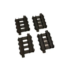 Thomas Trackmaster Track Pieces - Grey Short Straight S4 - Pack Of 4 - Open Trac