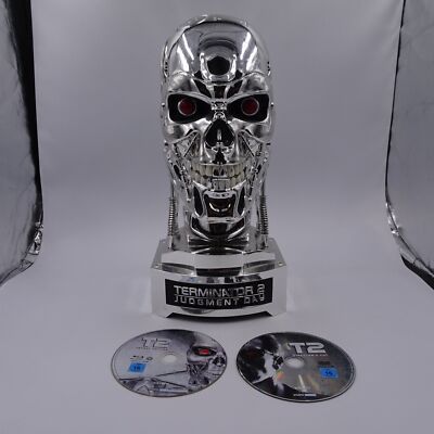 Terminator 2 Judgment Day Limited Skynet Fan Edition T800 Kopf DVD Blu ray