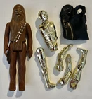 Vintage Star Wars TESB Chewbacca with Removable Limbs C-3PO 1981. Nice Figures