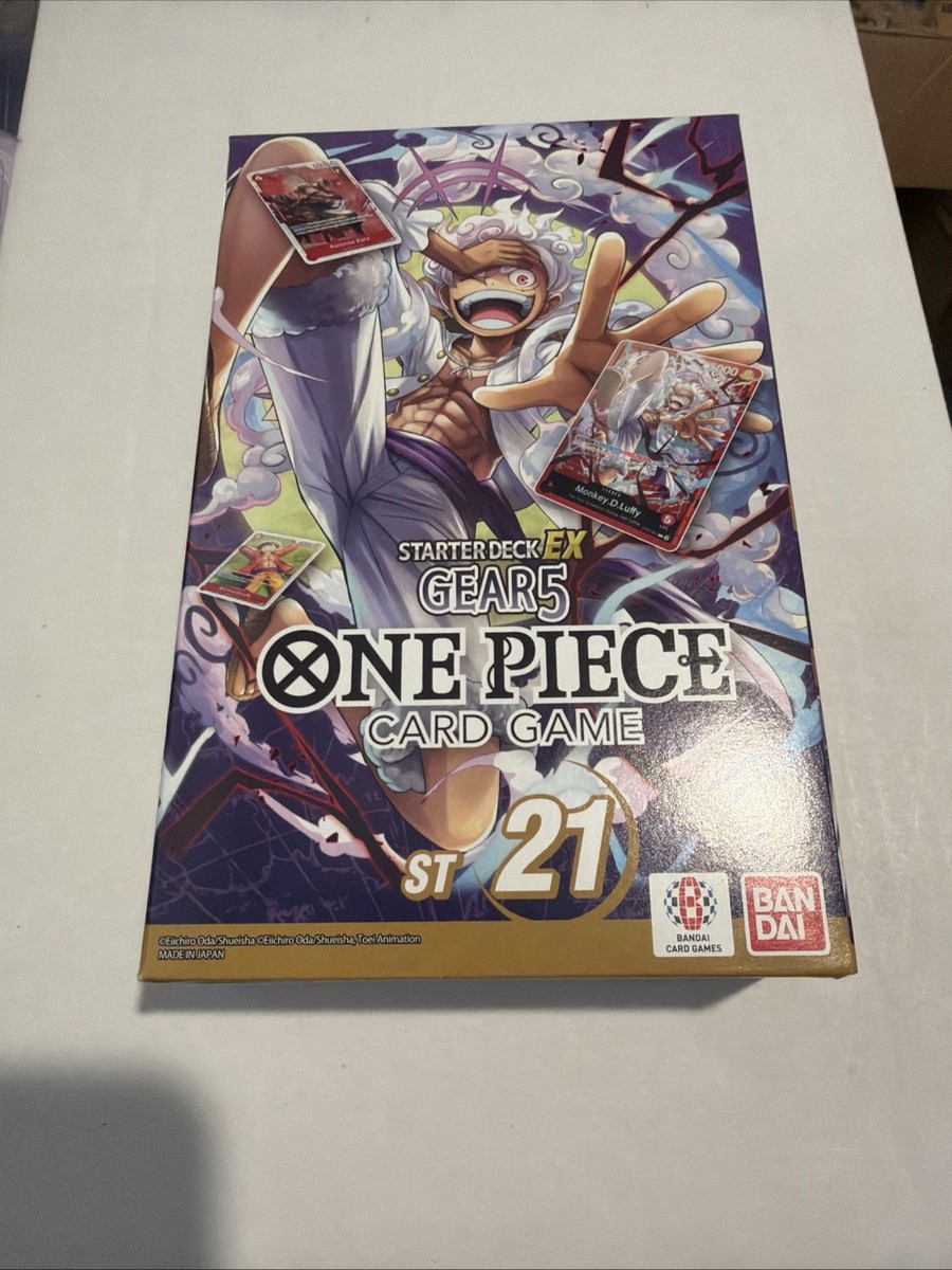 Bandai One Piece Card Game Starter Deck EX Gear5 ST21 Monkey D. Luffy Bonus  Pack