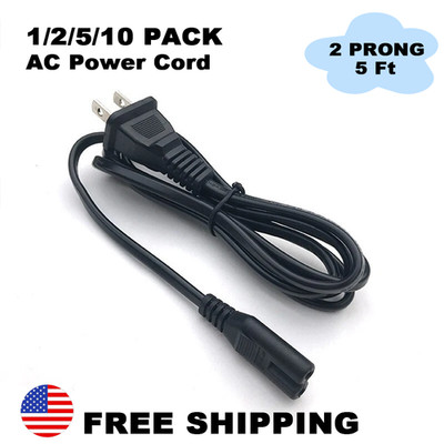 For Xbox One S/X, Xbox Series X / S, Sony PS5 / PS4 Slim/PS3 AC Power Cord Cable