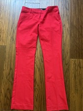 Women s Red Express Columnist Dress Pants Size 6R Office Corporate