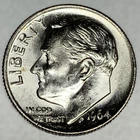 1964 P Roosevelt Dime ~ Choice BU Brilliant Uncirculated ~ US Coin - 1814