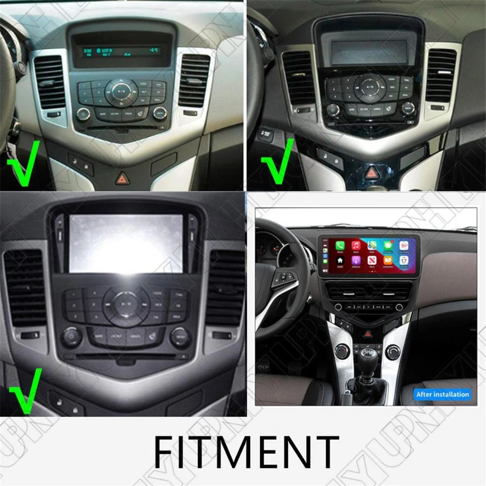 12.3'' Android 13 4GB 64GB Car Radio GPS Navi For Chevrolet/Chevy Holden Cruze - Image 2 of 4
