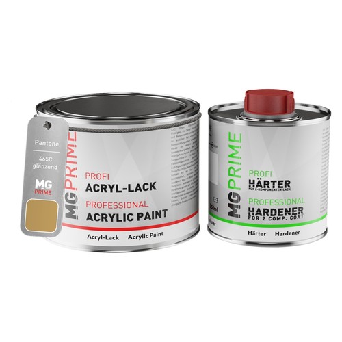 Pantone 465C Brown Acryl Lack glänzend 0,75 Liter 750 ml Dose inkl ...