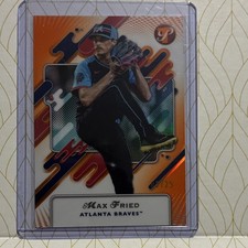 Topps 2025 Pristine Max Fried Orange Refractor #274 /25 Atlanta Braves