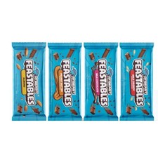 Mr Beast Feastables Schokoladenriegel | 4er-Pack: Peanut Butter, Milk Chocolate