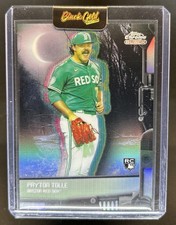 2026 Topps Chrome Black Payton Tolle Nocturnal RC Rookie #NOC-14 Red Sox