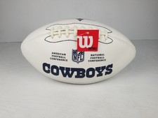 official wilson dallas cowboys football Signed By #72 Travis Frederick Autograph