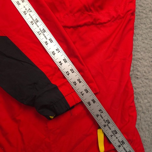 Giacca a vento Marlboro Adventure Team uomo L rossa nylon con cappuccio vintage anni 90 - Foto 10 di 12