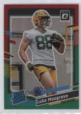 2023 Donruss Rated Rookie Optic Preview Red & Green Prizm Luke Musgrave 16d5