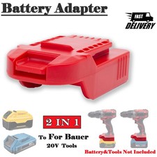 Adapter Fits For Dewalt 20V MAX  Hercules 20V Batteries To For Bauer 20V Tools
