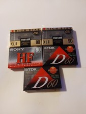 Lot of Sony TDK Maxell Blank Cassette Tape