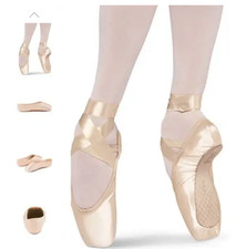 NIB Bloch S0130 Bloch Sonata Pointe Shoe 5.5 E Not Returnable
