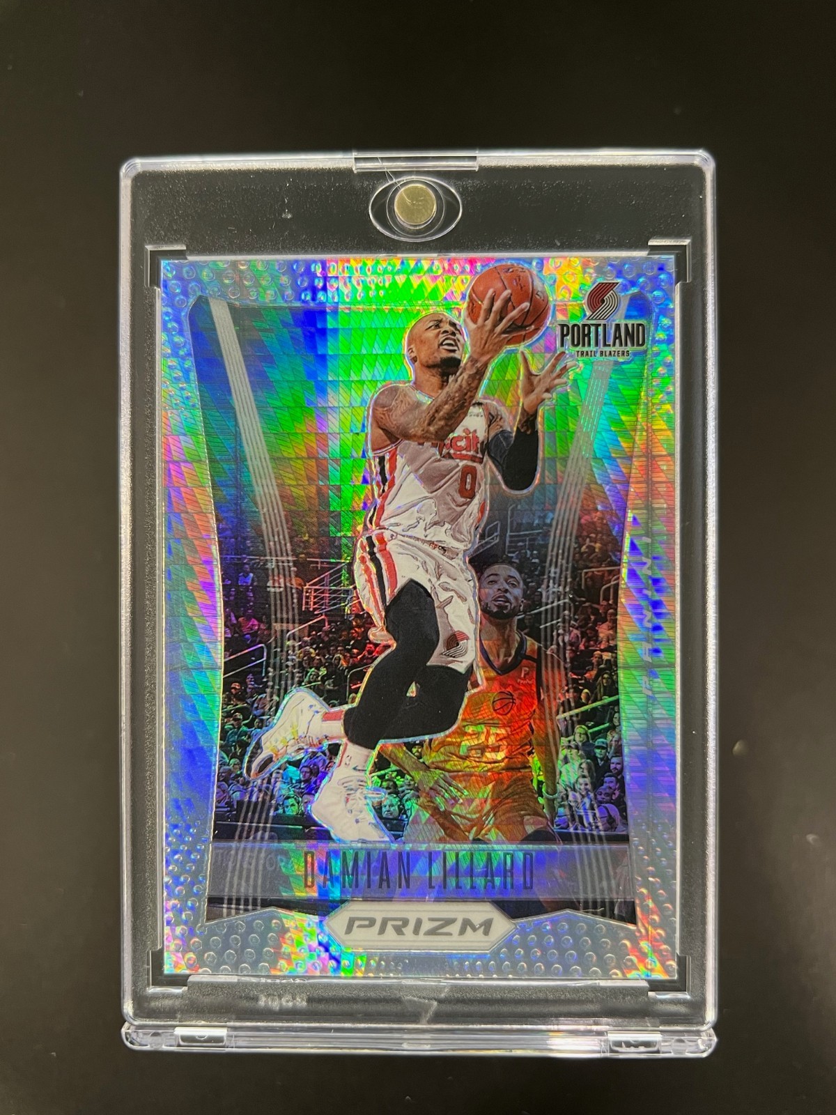 2020-2021 PANINI PRIZM DAMIAN LILLARD FLASHBACK SILVER PRIZM #11