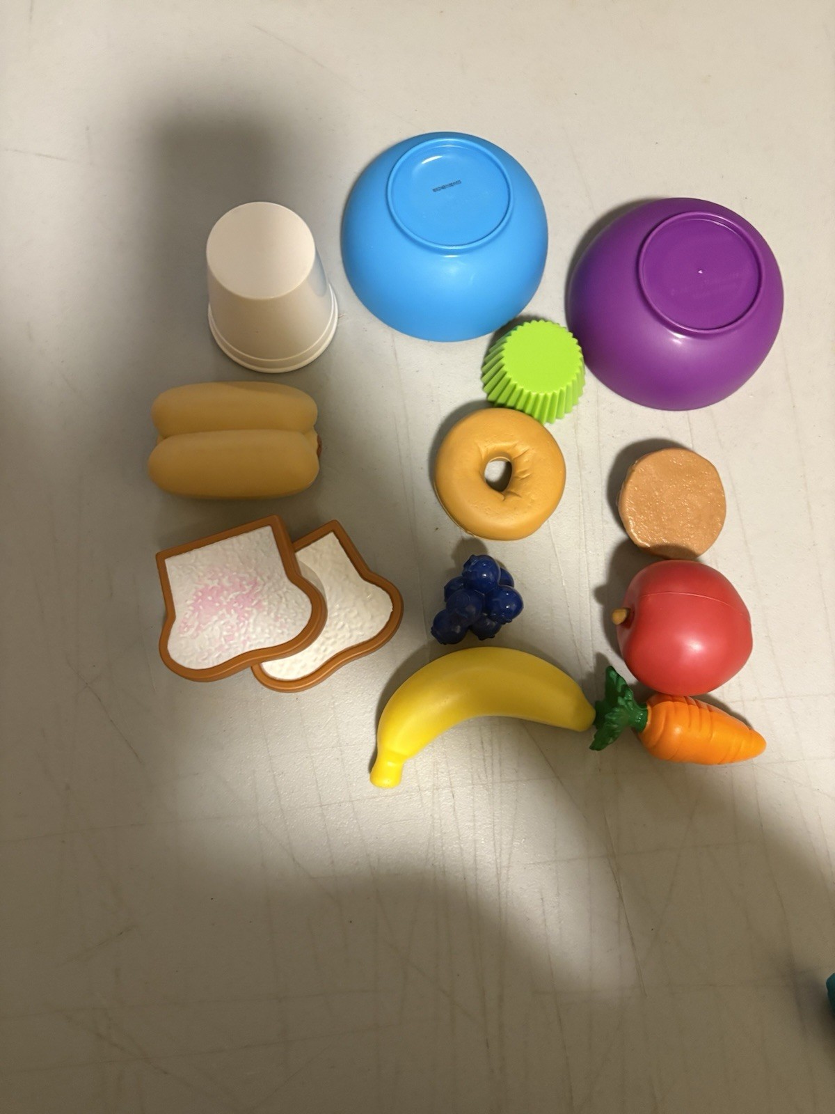 Cereal , Ice Cream,bagel , Hot Dog Fruit And Veggies