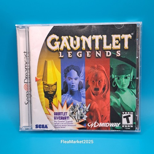Authentic Gauntlet Legends Dreamcast 2000 Complete With Reg Card / USA Seller