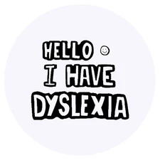 24 x 'I Have Dyslexia' Stickers (SK00010874)