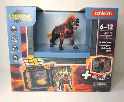 Schleich Eldrador Creatures BattleCave Lava Hyena Play  NEW